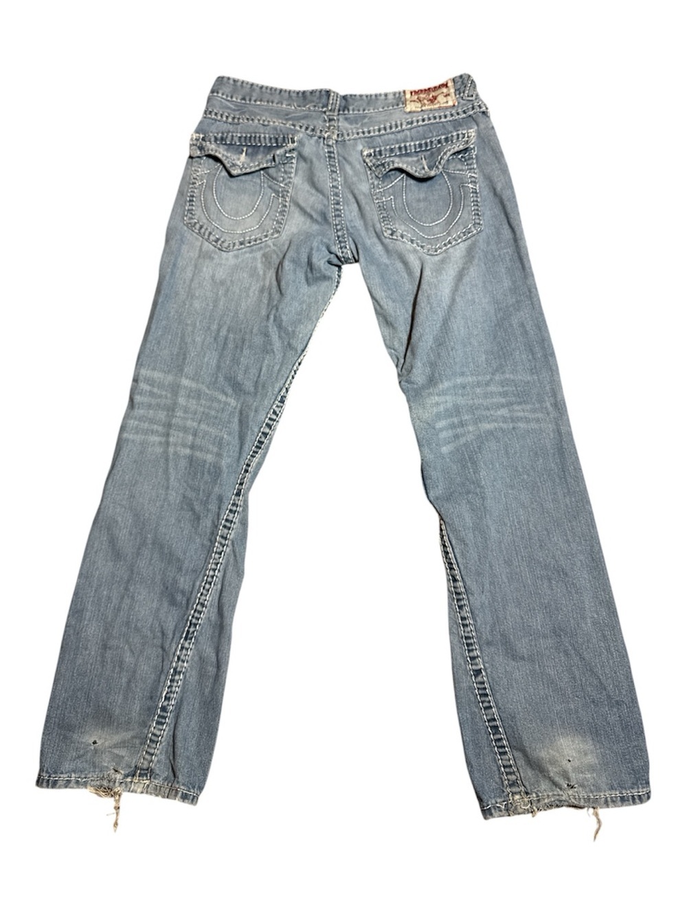 True Religion World Tour Made USA Jeans Men's 38x33 Flap Pocket Y2K